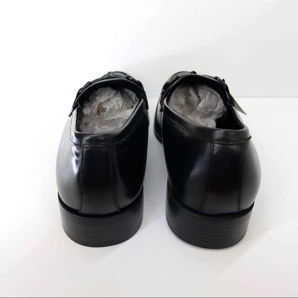 KENNETH COLE NEW YORK — BLACK, BROCK LEATHER SLIP-ON LOAFER, SIZE MENS US 8.5M - Picture 14 of 16